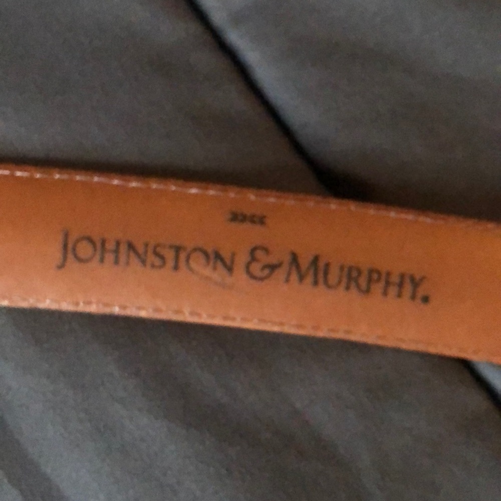 Johnston & Murphy leather belt